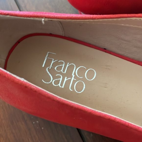 New. Red. Franco Sarto Flats. - Picture 2 of 8